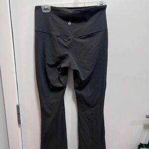 lululemo align flare grey leggings wide leg